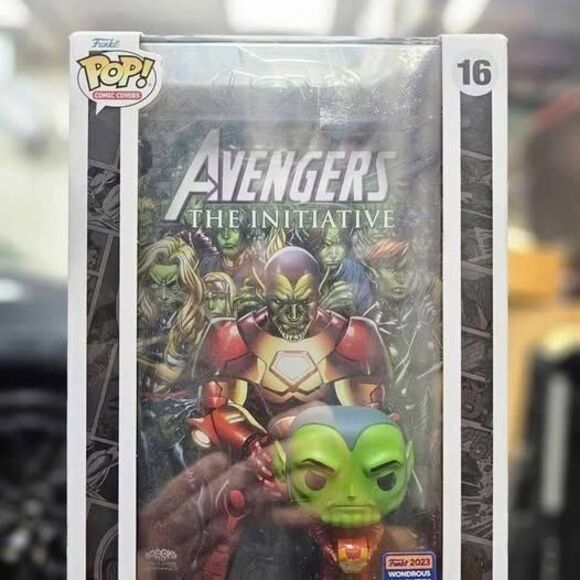 Funko Pop! Marvel Collectible Vinyl Figure Comic (Skrull as Iron Man) 15689985 - Picture 1 of 1